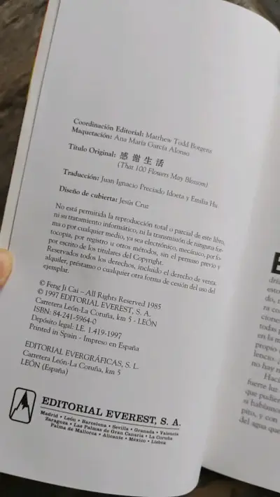 Libro 'Que Broten 100 Flores' de Feng Ji Cai - miniatura 5