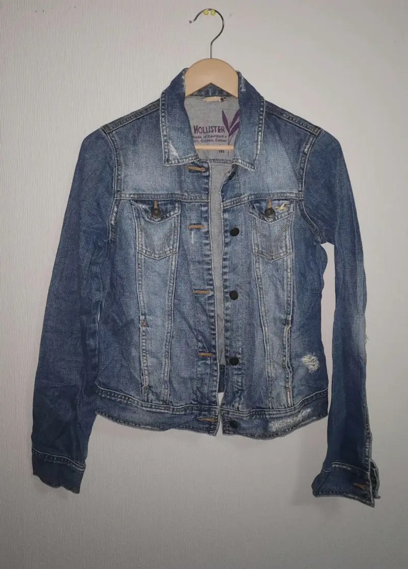 Chaqueta de mezclilla Hollister para mujer