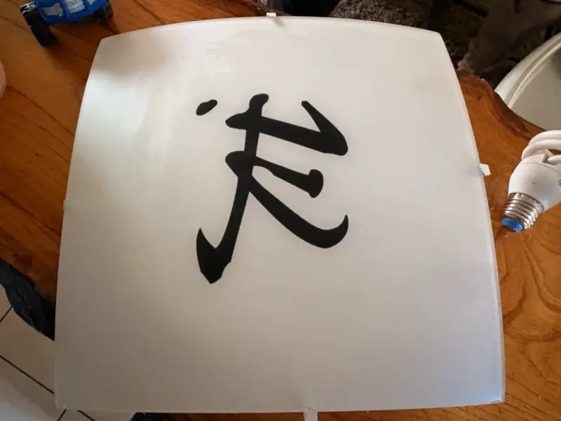 Lámpara de techo con diseño oriental