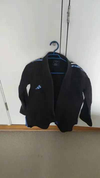 Chaqueta de Jiu Jitsu A1Adidas negra - miniatura 1