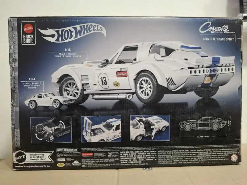 Set de Construcción Hot Wheels Corvette Grand Sport - 3