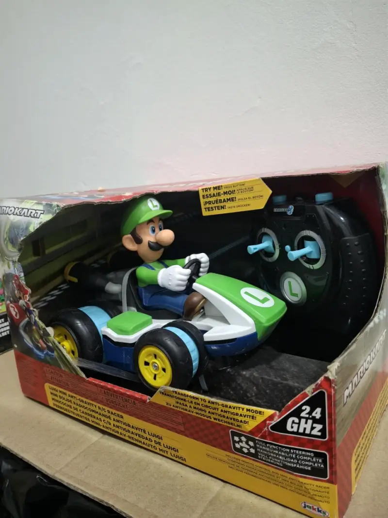 Coche RC Luigi Mario Kart Antigravedad - 2