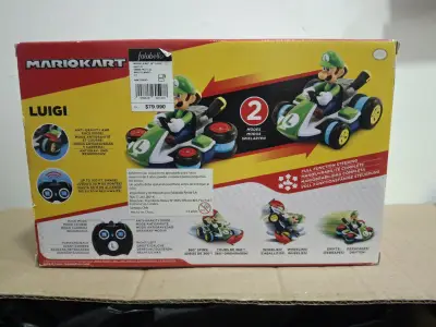 Coche RC Luigi Mario Kart Antigravedad - miniatura 3