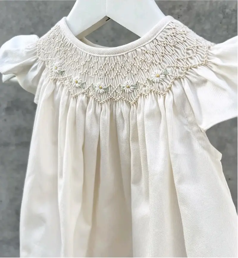 Vestido para niña + cubre pañal MILOU - 2