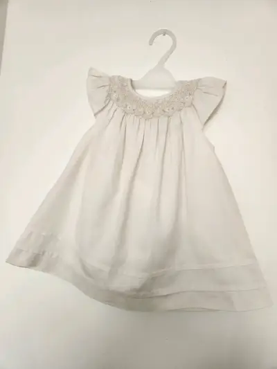 Vestido para niña + cubre pañal MILOU - miniatura 3
