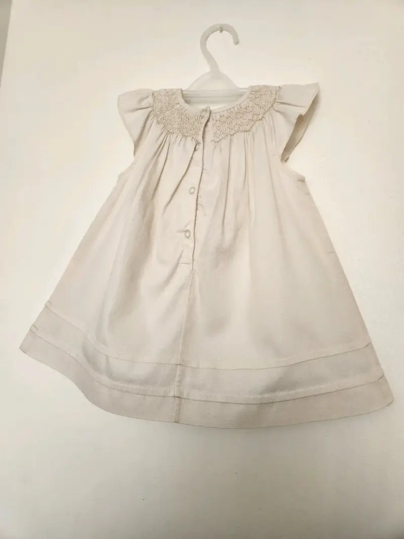 Vestido para niña + cubre pañal MILOU - 4