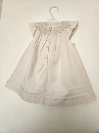Vestido para niña + cubre pañal MILOU - miniatura 4