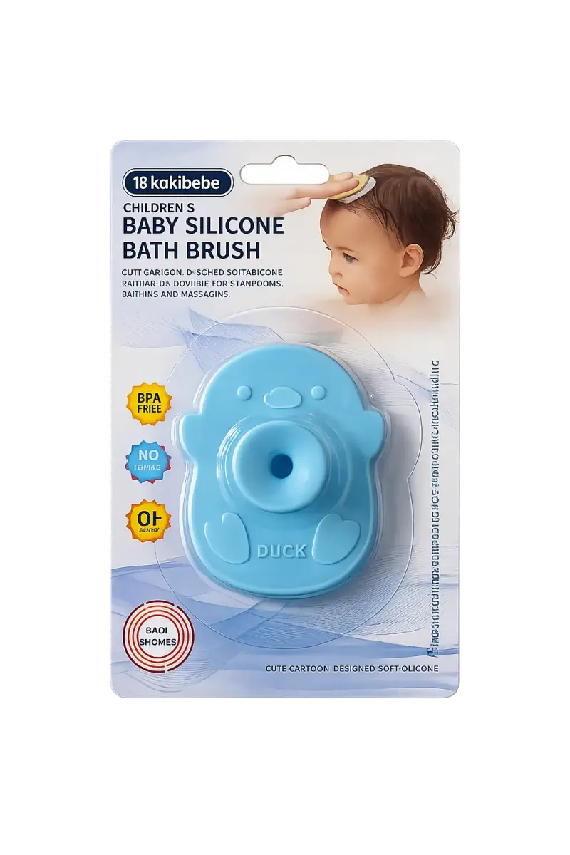 Cepillo de Silicona para Baño de Bebé - 3