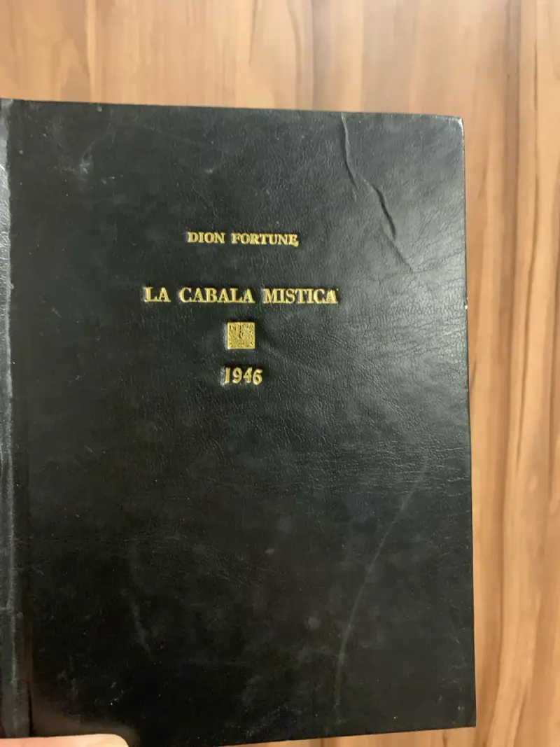 Libro La Cábala Mística de Dion Fortune 1946 - 2