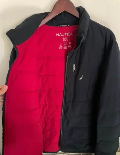 Chaqueta acolchada azul marino Nautica para hombre - miniatura 2