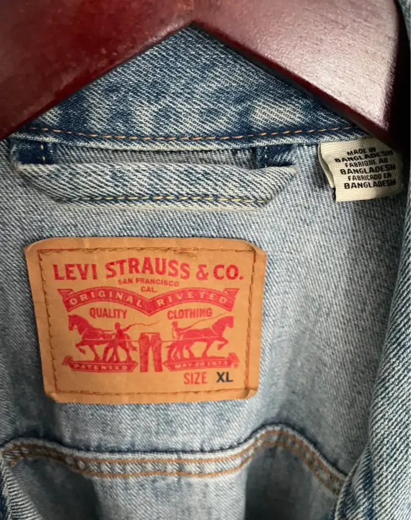 Chaqueta de mezclilla Levi's talla XL - 3
