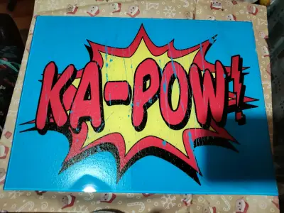 Cuadro decorativo estilo cómic Ka-Pow - miniatura 1