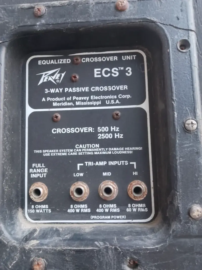 Parlante Peavey ECS 3 Vías Pasivo - 2
