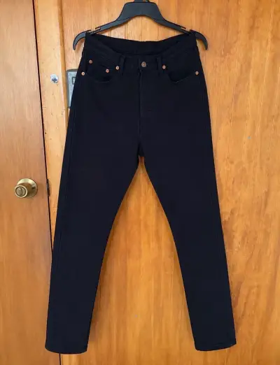 Jeans negros Levi's 501 mujer - miniatura 1