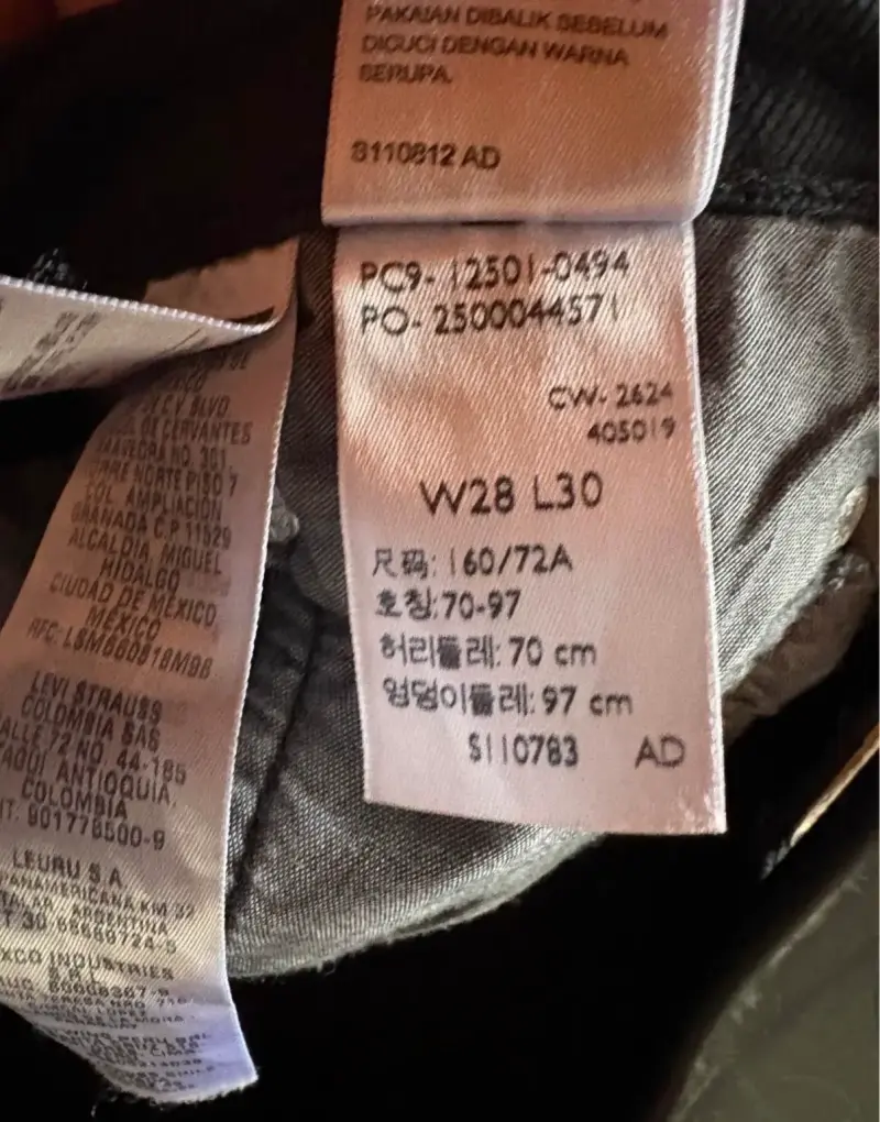 Jeans negros Levi's 501 mujer - 3