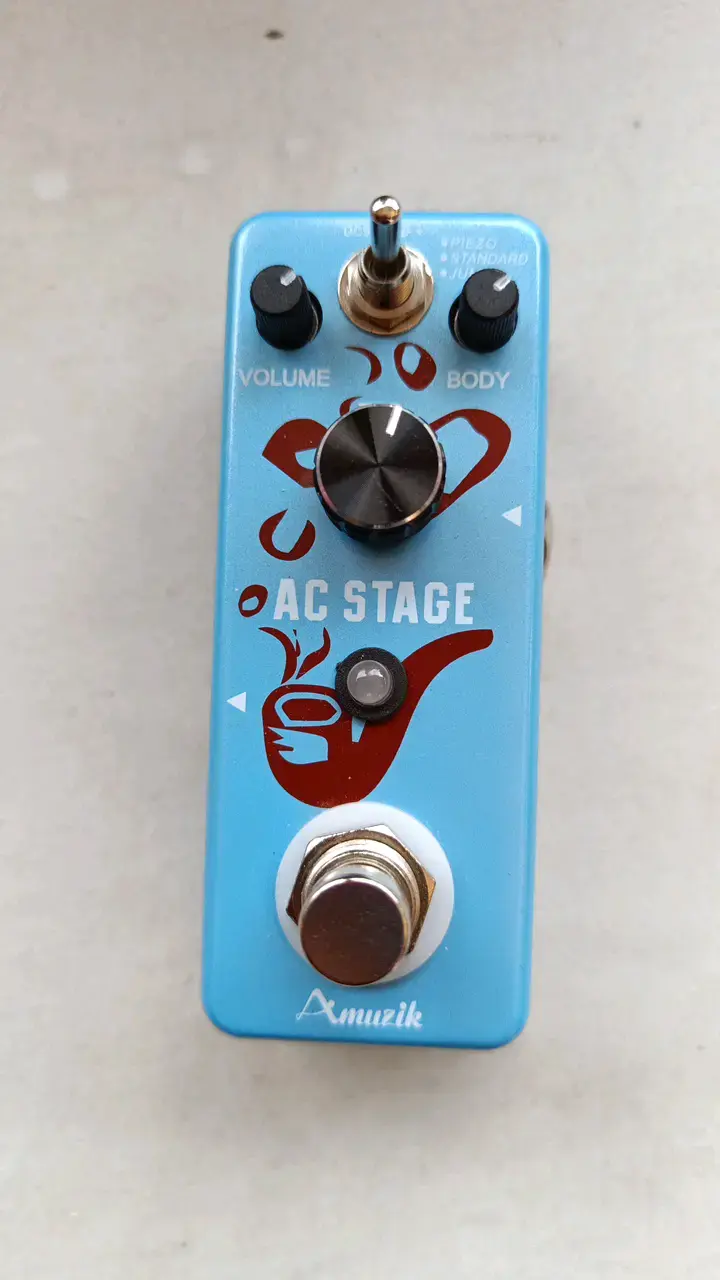 Pedal de efectos Amuzik AC Stage azul - 1