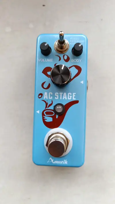 Pedal de efectos Amuzik AC Stage azul - miniatura 1