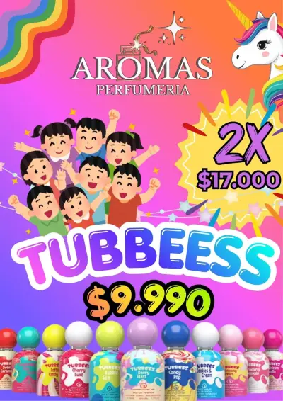 Perfumes Tubbeess para niños, variedad de aromas - miniatura 1