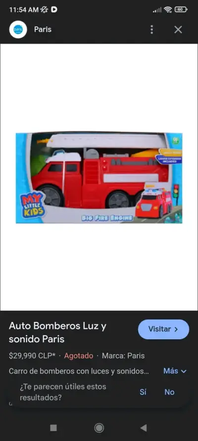 Camión de Bomberos de Juguete con Luces y Sonidos - miniatura 3