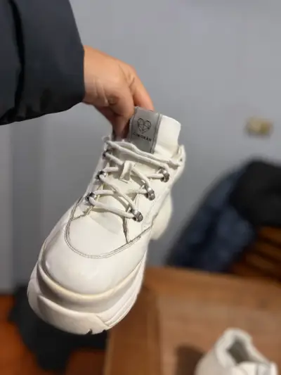 Zapatillas blancas de plataforma Cmoran - miniatura 1