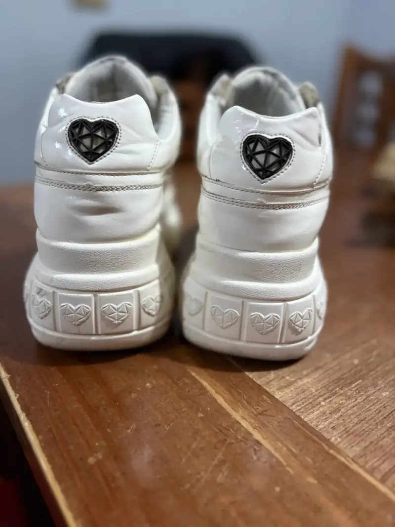 Zapatillas blancas de plataforma Cmoran - 3