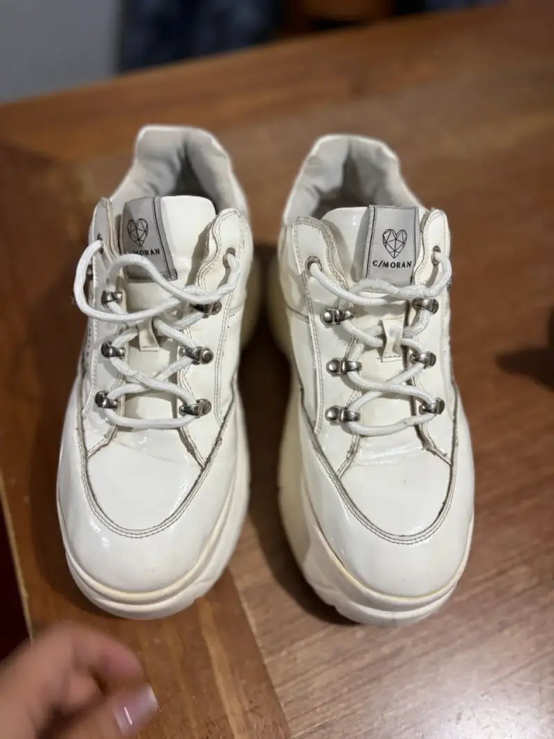 Zapatillas blancas de plataforma Cmoran - 4