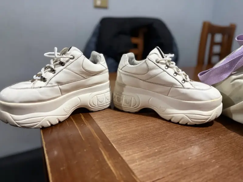 Zapatillas blancas de plataforma Cmoran - 5