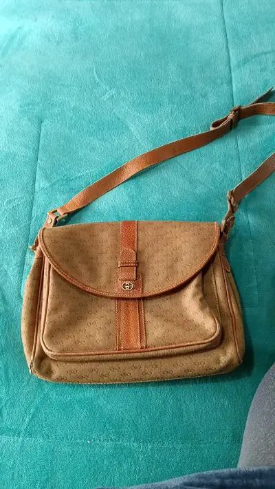 Bolso bandolera Gucci marrón clásico - miniatura 1