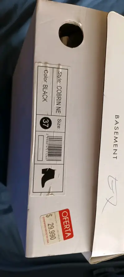 Botines de cuero negro Basement para mujer - miniatura 2