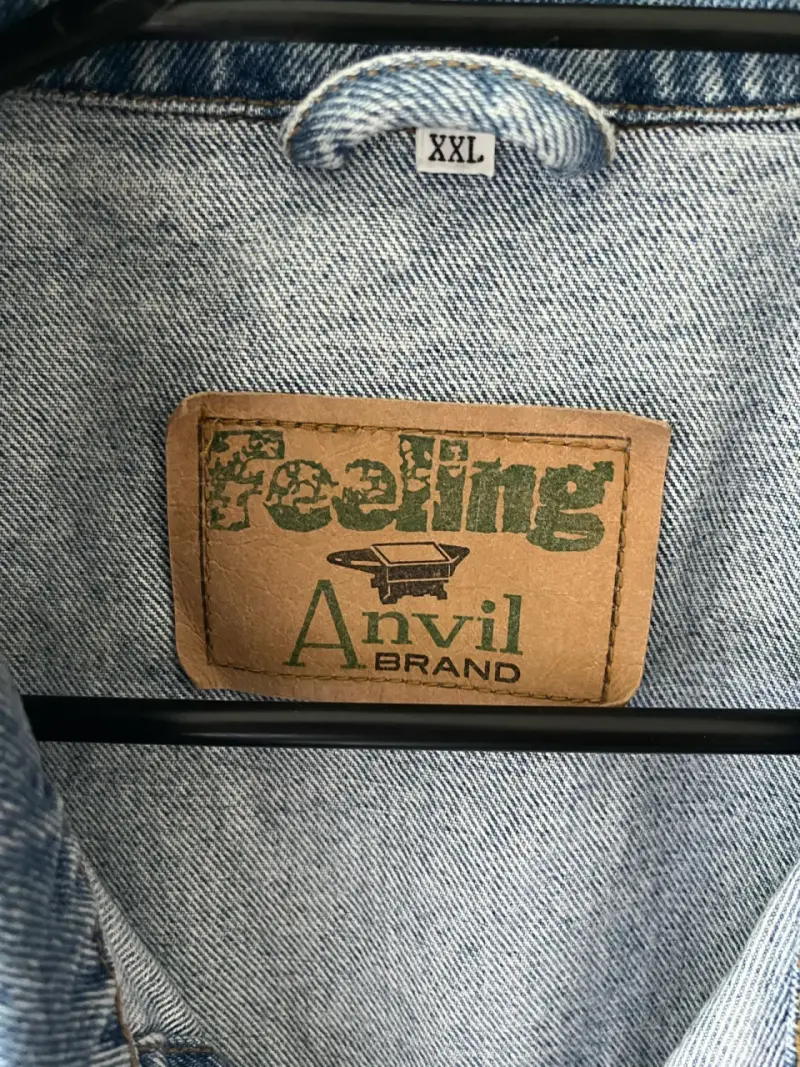 Chaleco de mezclilla sin mangas Anvil XXL - 2