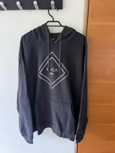 Polerón con capucha negro RVCA talla XXL - miniatura 1