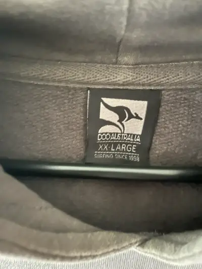 Polerón con capucha gris Doo Australia talla XXL - miniatura 2