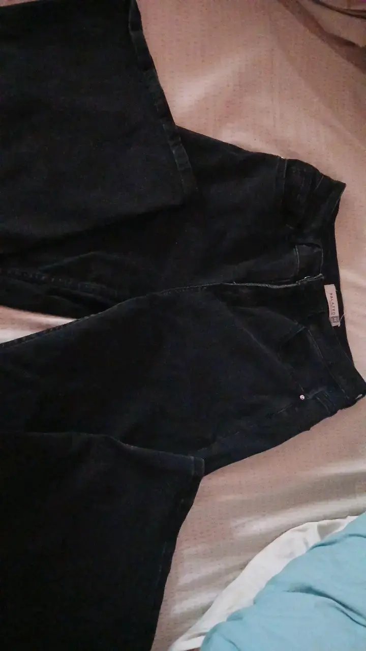 Jeans Palazzo Barbados negros talla 28-38