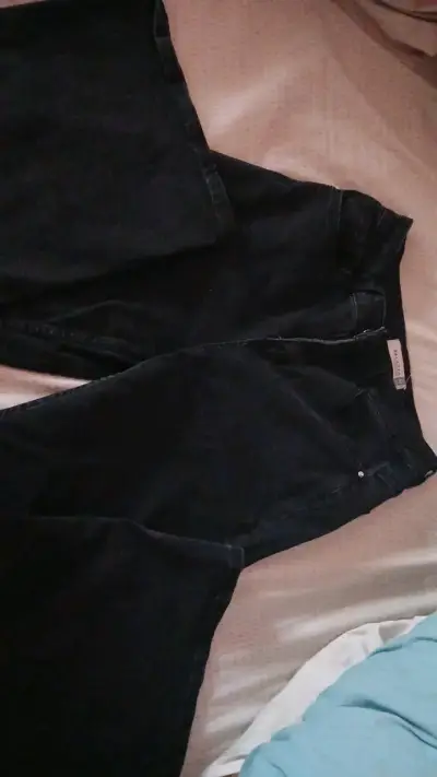 Jeans Palazzo Barbados negros talla 28-38 - miniatura 1
