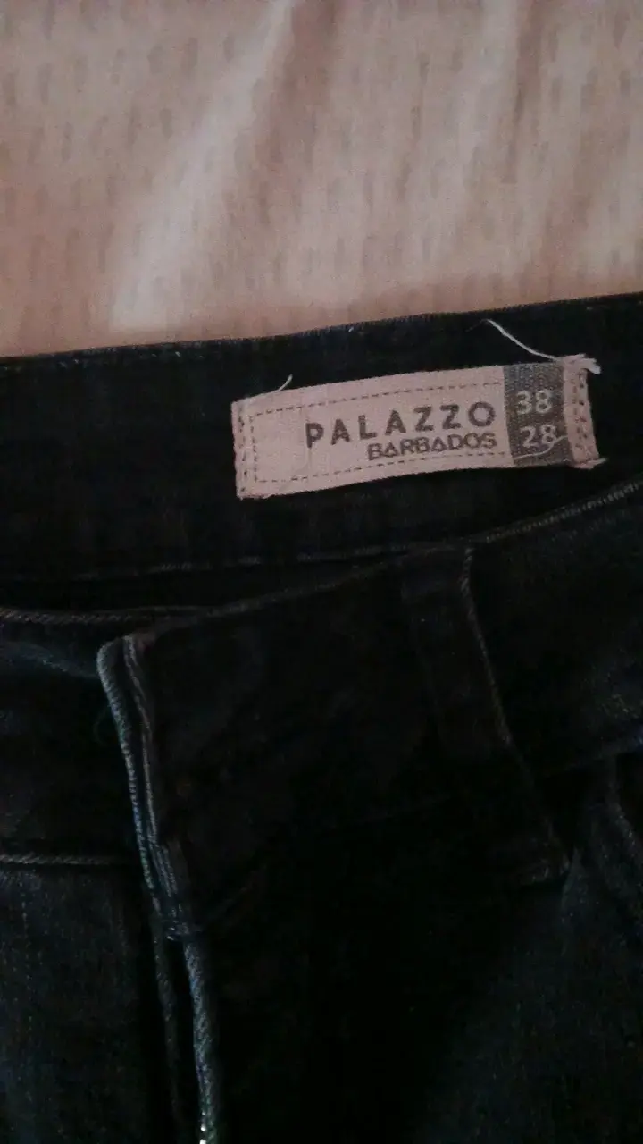 Jeans Palazzo Barbados negros talla 28-38 - 2