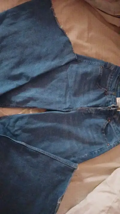Jeans Palazzo azul talla 38 - miniatura 1