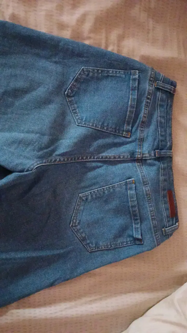 Jeans Palazzo azul talla 38 - 4