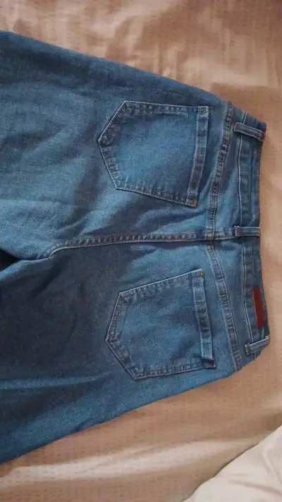 Jeans Palazzo azul talla 38 - miniatura 4