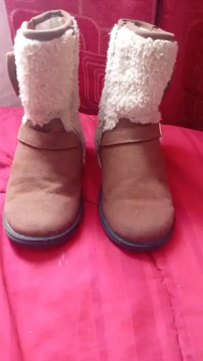 Botas de invierno para niña con forro de lana - miniatura 1
