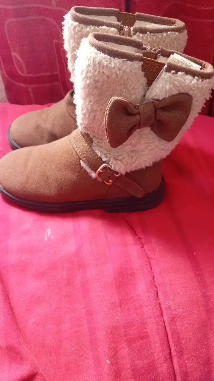 Botas de invierno para niña con forro de lana - 2