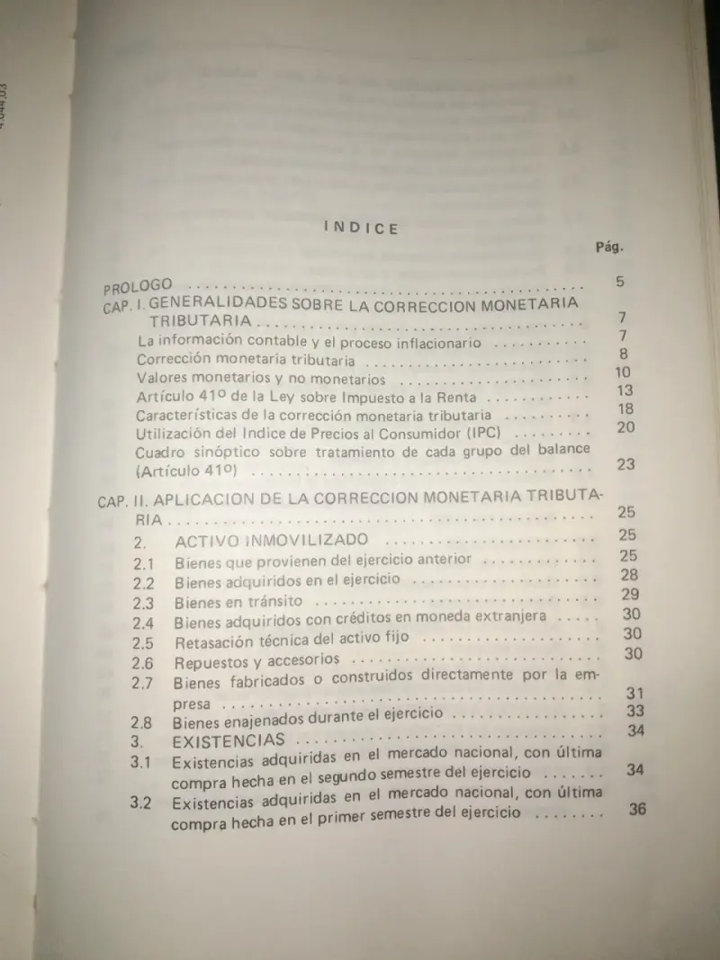 Corrección Monetaria de Estados Contables 198 - 2