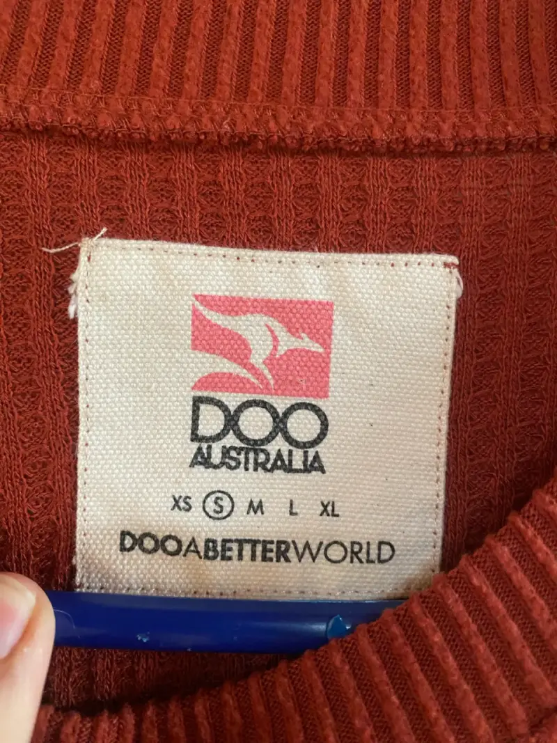 Suéter rojo de punto Doo Australia - 3