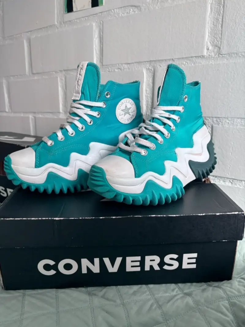 Zapatillas Converse Run star Motion Turquesa - 1