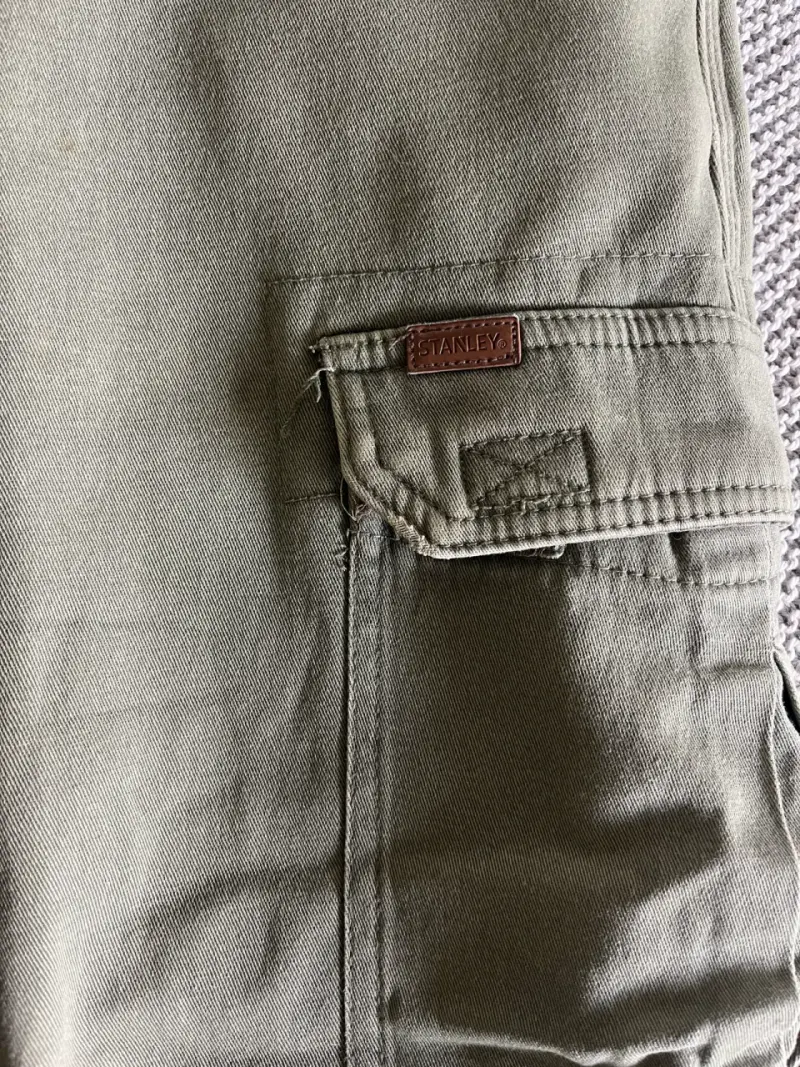 Pantalones cargo verdes Stanley de polar dentro - 2