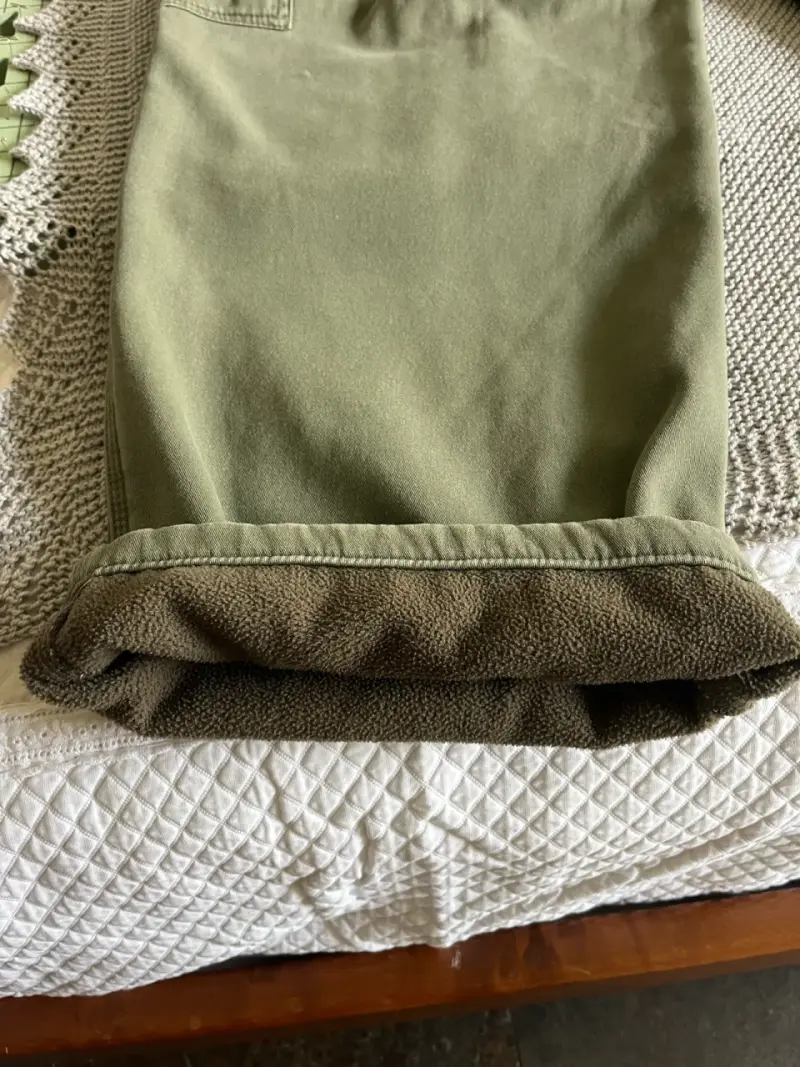 Pantalones cargo verdes Stanley de polar dentro - 5