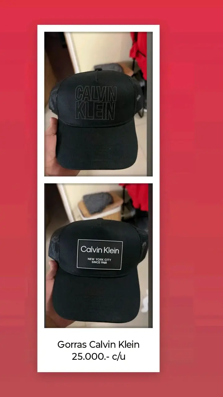 Gorra Calvin Klein negra unisex - 1