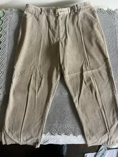 Pantalones Dockers cotele beige de algodón - miniatura 1