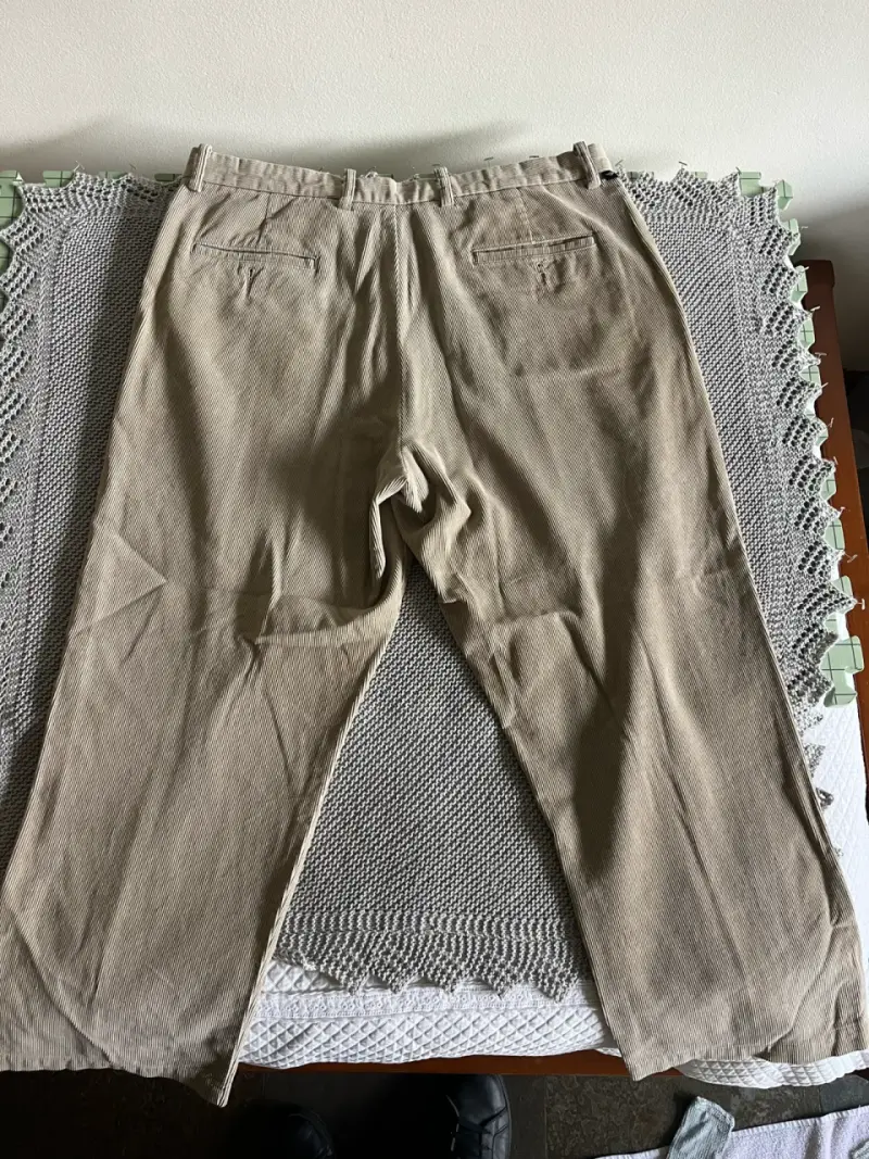 Pantalones Dockers cotele beige de algodón - 4