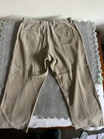 Pantalones Dockers cotele beige de algodón - miniatura 4