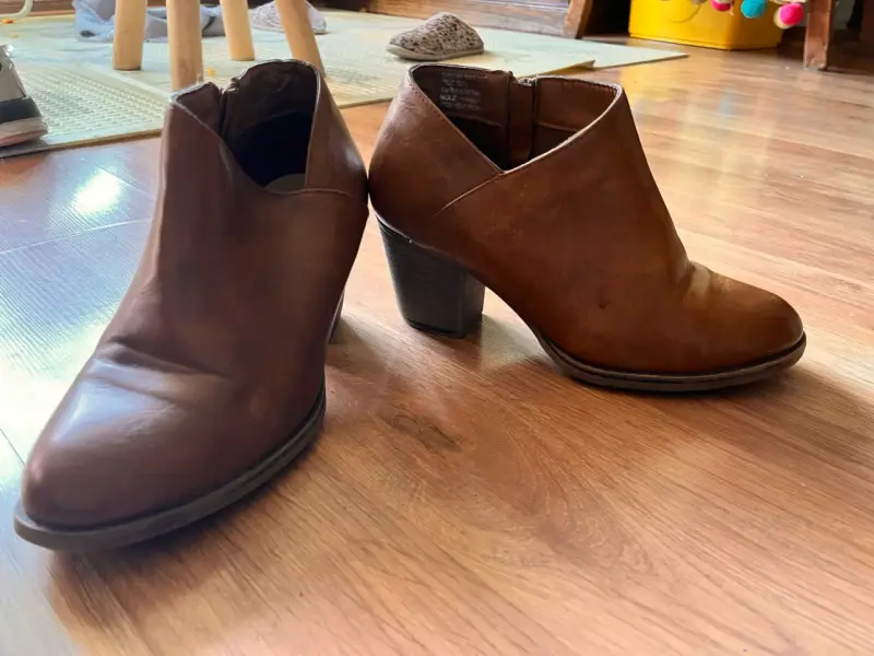 Botines marca gorra marrón con tacón 37 - 1